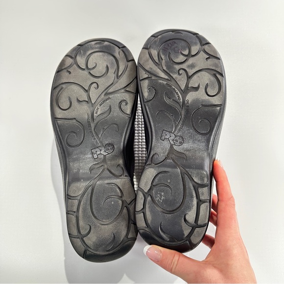 Timberland PRO slip resistant work clogs womens leather black 9W - Picture 4 of 12